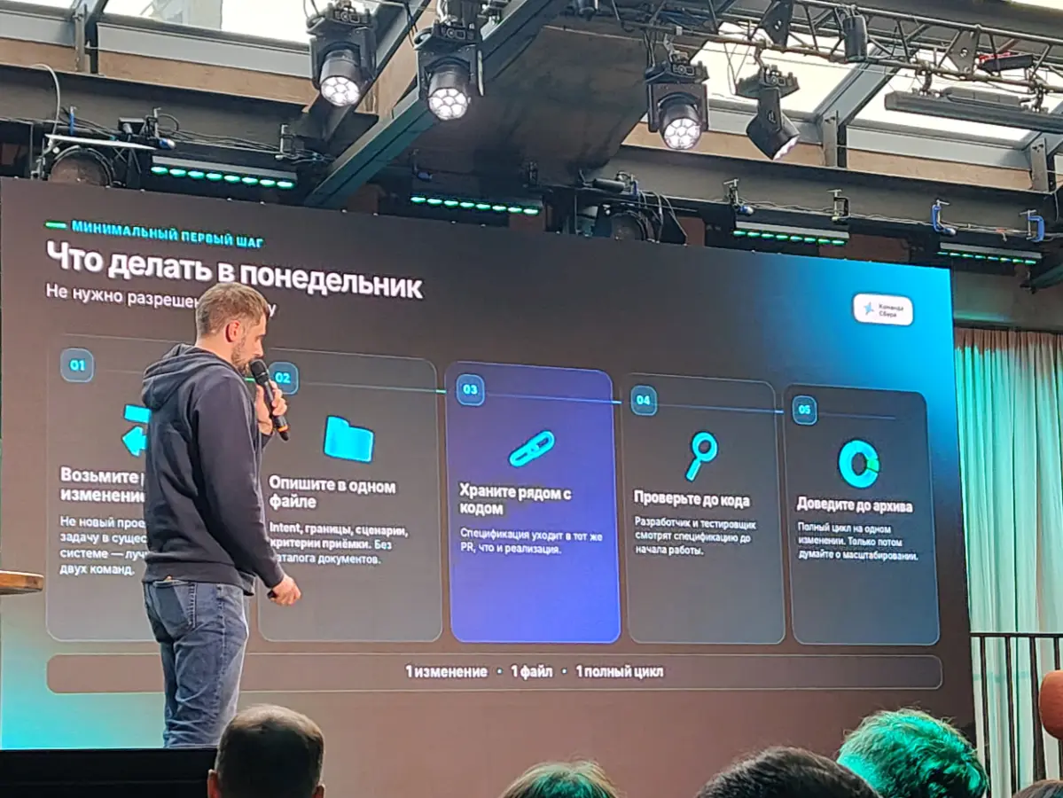 Сбер внедряет SDD через OpenSpec | Сетка — социальная сеть от hh.ru