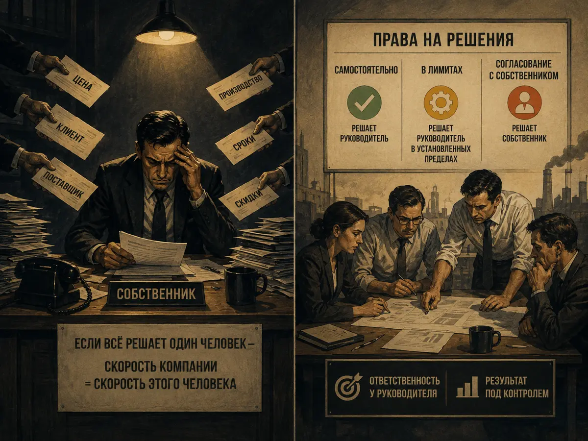Когда собственник становится узким местом | Сетка — социальная сеть от hh.ru