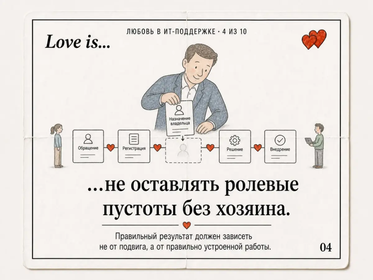 Любовь руководителя - не оставлять ролевые пустоты | Сетка — социальная сеть от hh.ru
