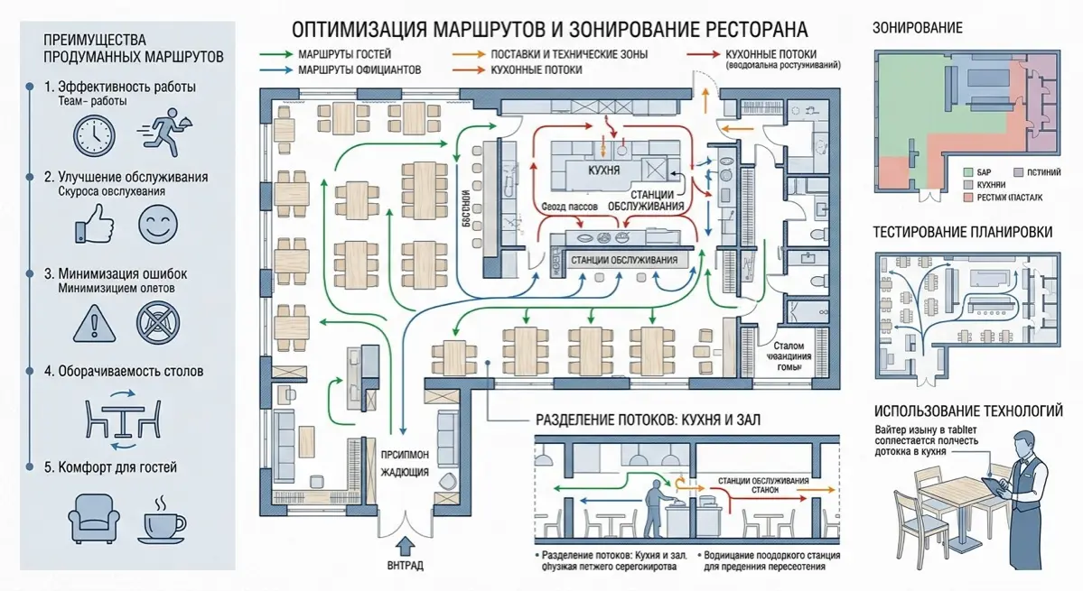 Проектированию ресторана - продуманная логистика и маршруты движения играют ключевую роль в успешной работе заведения.
Почему важно продумывать маршруты заранее
1 | Сетка — социальная сеть от hh.ru