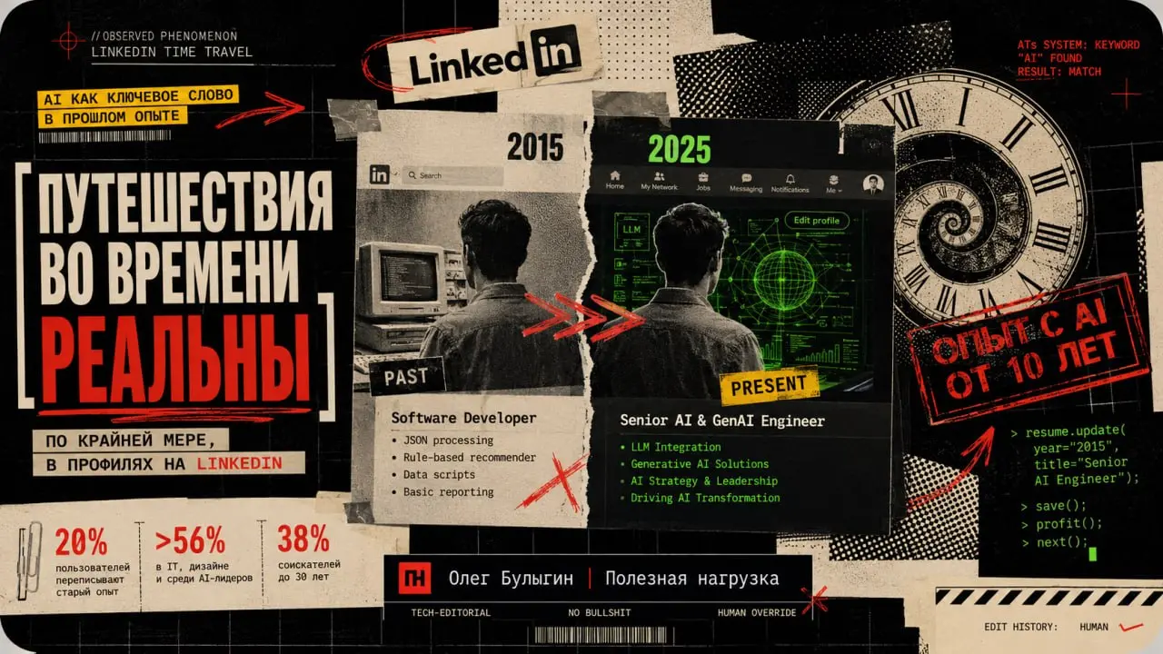 Путешествия во времени реальны | Сетка — социальная сеть от hh.ru