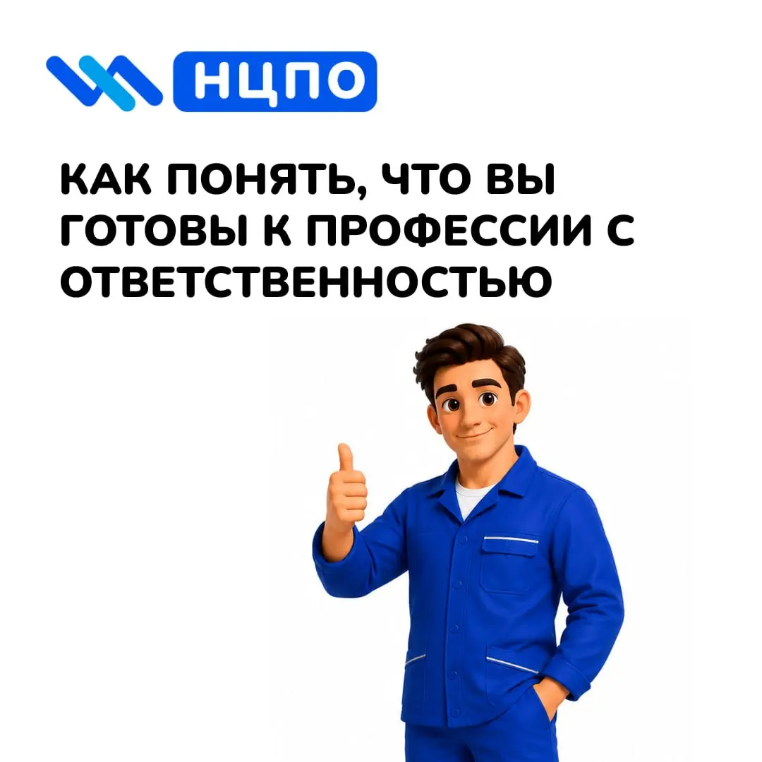 ⚖️ Как понять, что вы готовы к профессии с ответственностью
Ответственная работа требует собранности: с техникой, людьми, документами или безопасностью | Сетка — социальная сеть от hh.ru