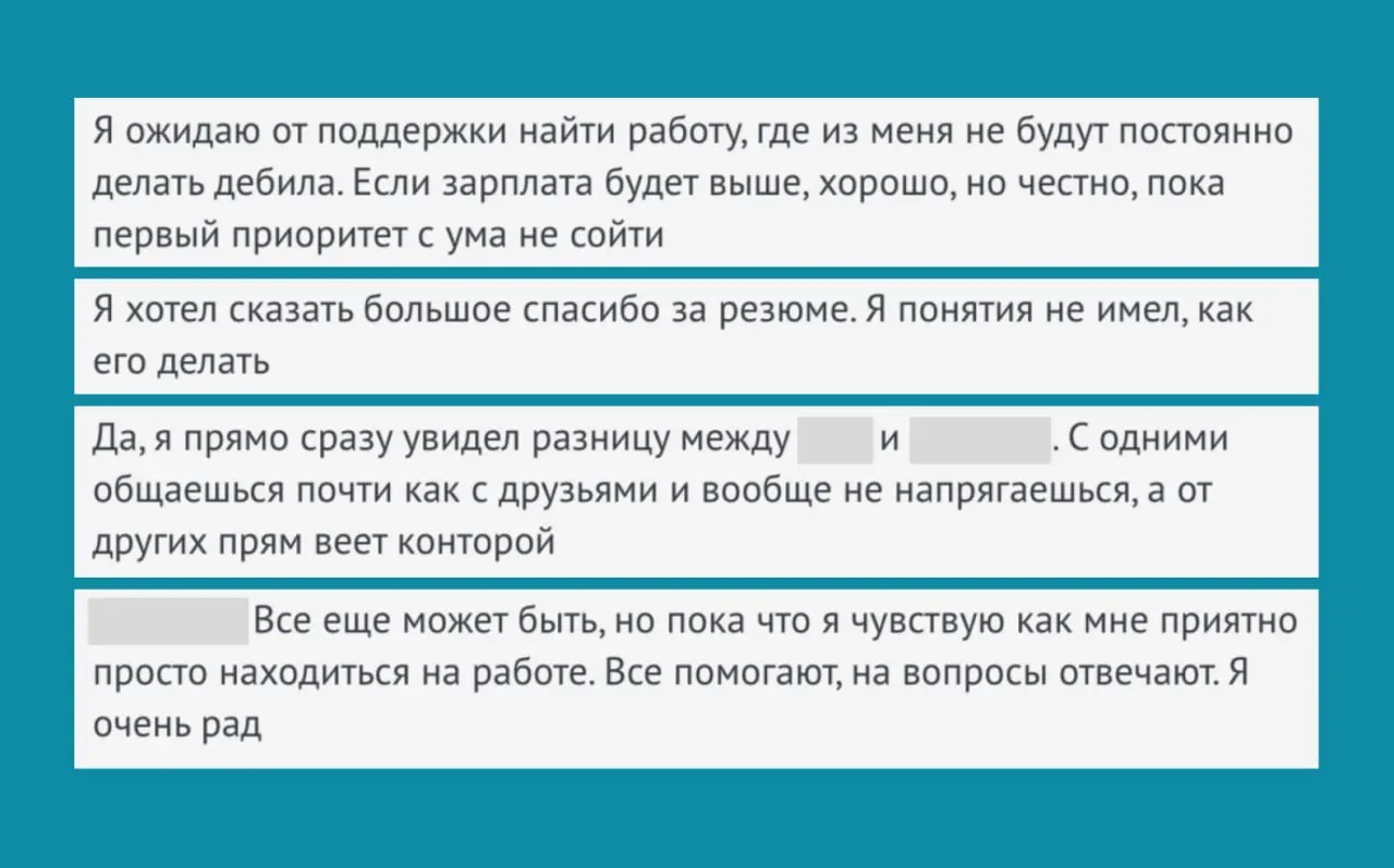 А вдруг везде такие же самодуры? 🤔
Кирилл, менеджер по закупкам, работал с токсичным руководителем. Босс вешал на него собственные просчёты, отчитывал при всех, срезал премии за чужие ошибки | Сетка — социальная сеть от hh.ru