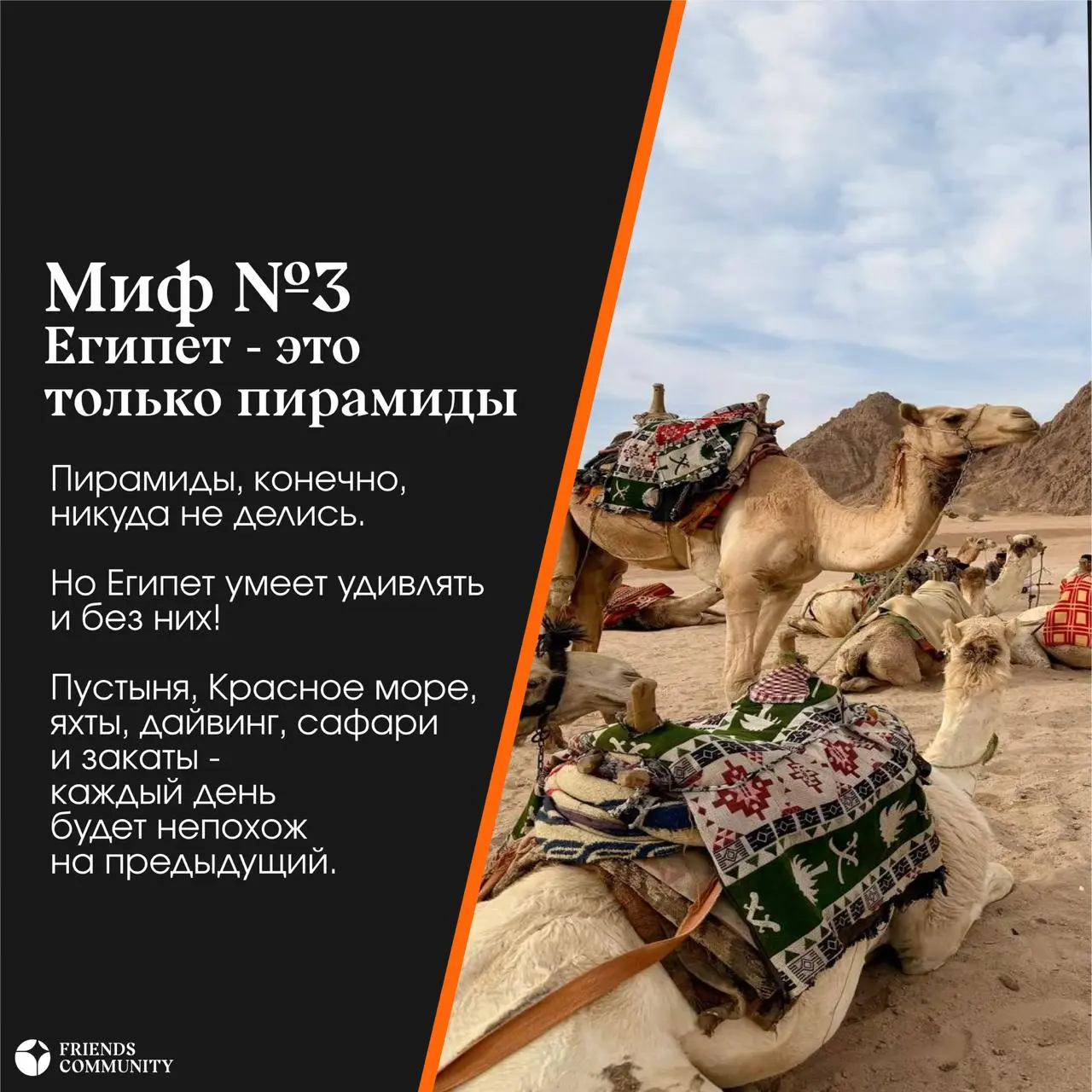 🇪🇬 Сколько мифов про Египет вы уже слышали?
Мы собрали несколько самых популярных и решили проверить, где правда, а где всё-таки стереотипы | Сетка — социальная сеть от hh.ru