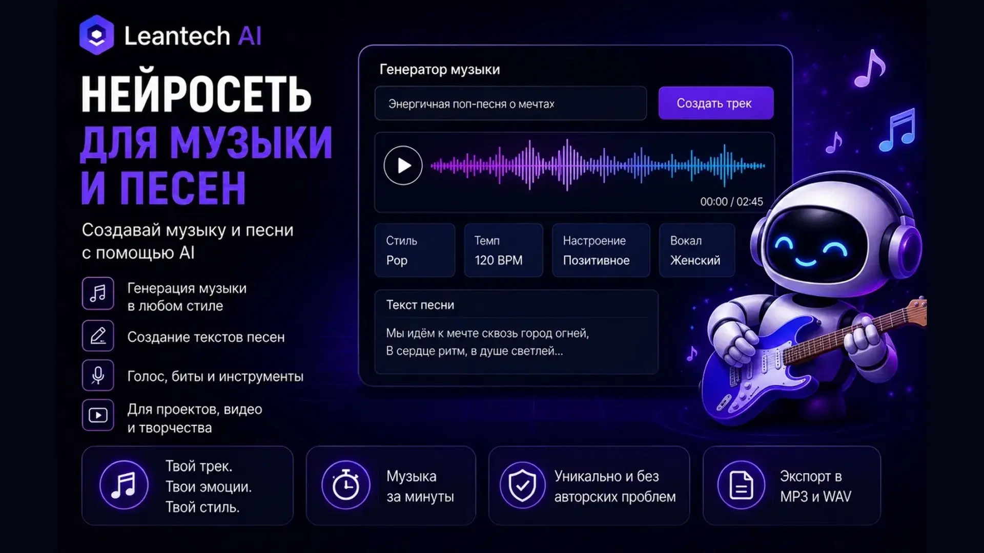 Нейросеть для музыки: как ИИ пишет песни бесплатно | Сетка — социальная сеть от hh.ru