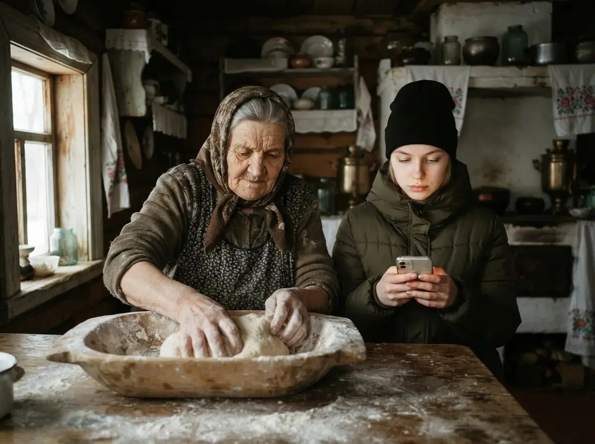 — Мне только рецепт нужен, — сказала внучка. А я смотрела, как вместе с тестом Нюра передает ей свою память о войне
— Снимай куртку, Аля, — сказала Нюра | Сетка — социальная сеть от hh.ru