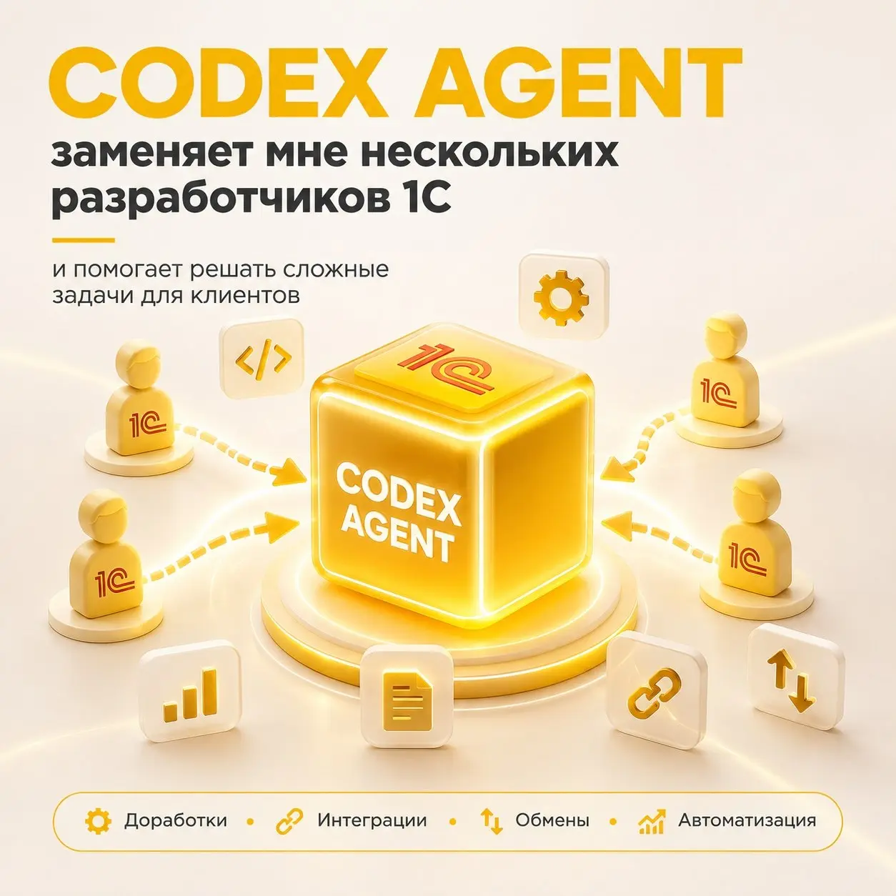 Codex заменил мне двух программистов 1С 😱
Хочу поделиться с вами своим реальным опытом использования ИИ в профессиональной работе — и тем, как он уже помогает мне решать задачи клиентов в 1С | Сетка — социальная сеть от hh.ru