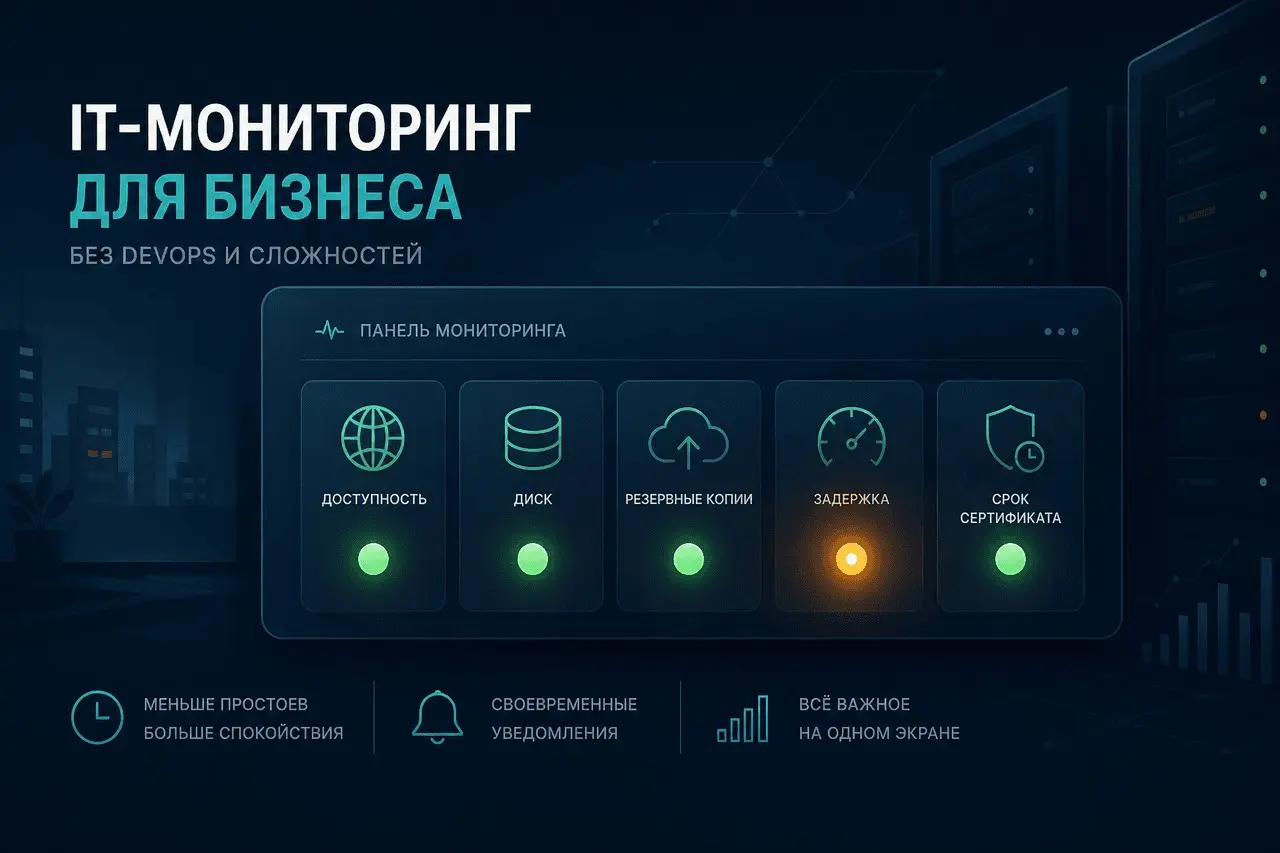 Мониторинг без DevOps: 5 сигналов для МСБ | Сетка — социальная сеть от hh.ru
