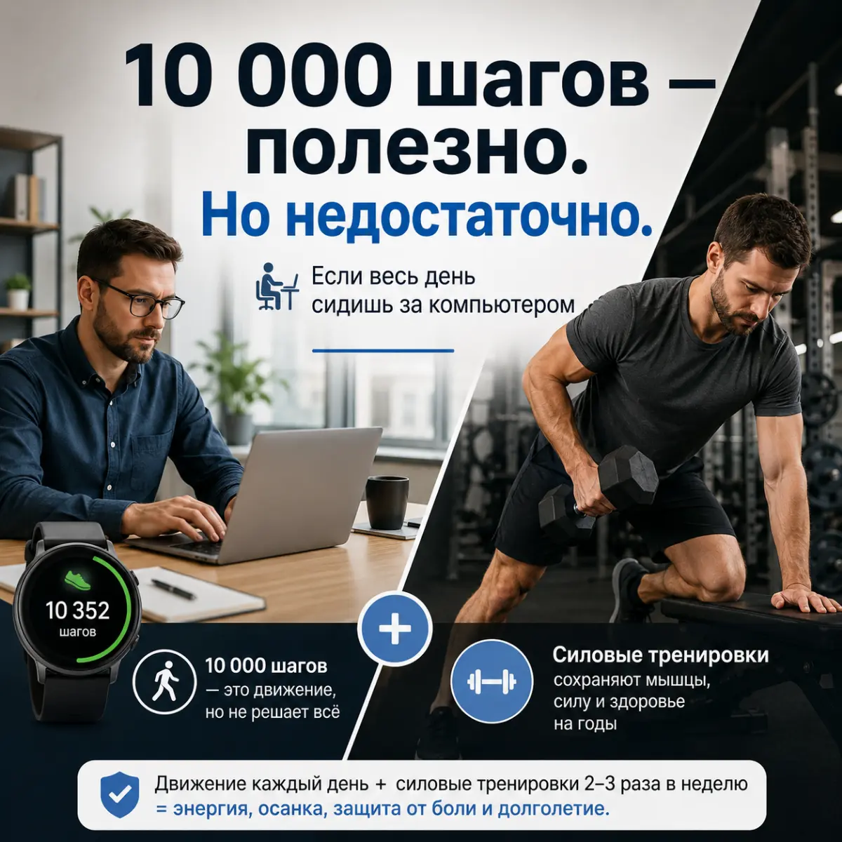 Достаточно ли 10000 шагов для хорошей формы? | Сетка — социальная сеть от hh.ru