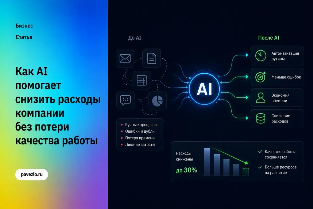 Как AI помогает снизить расходы компании | Сетка — социальная сеть от hh.ru