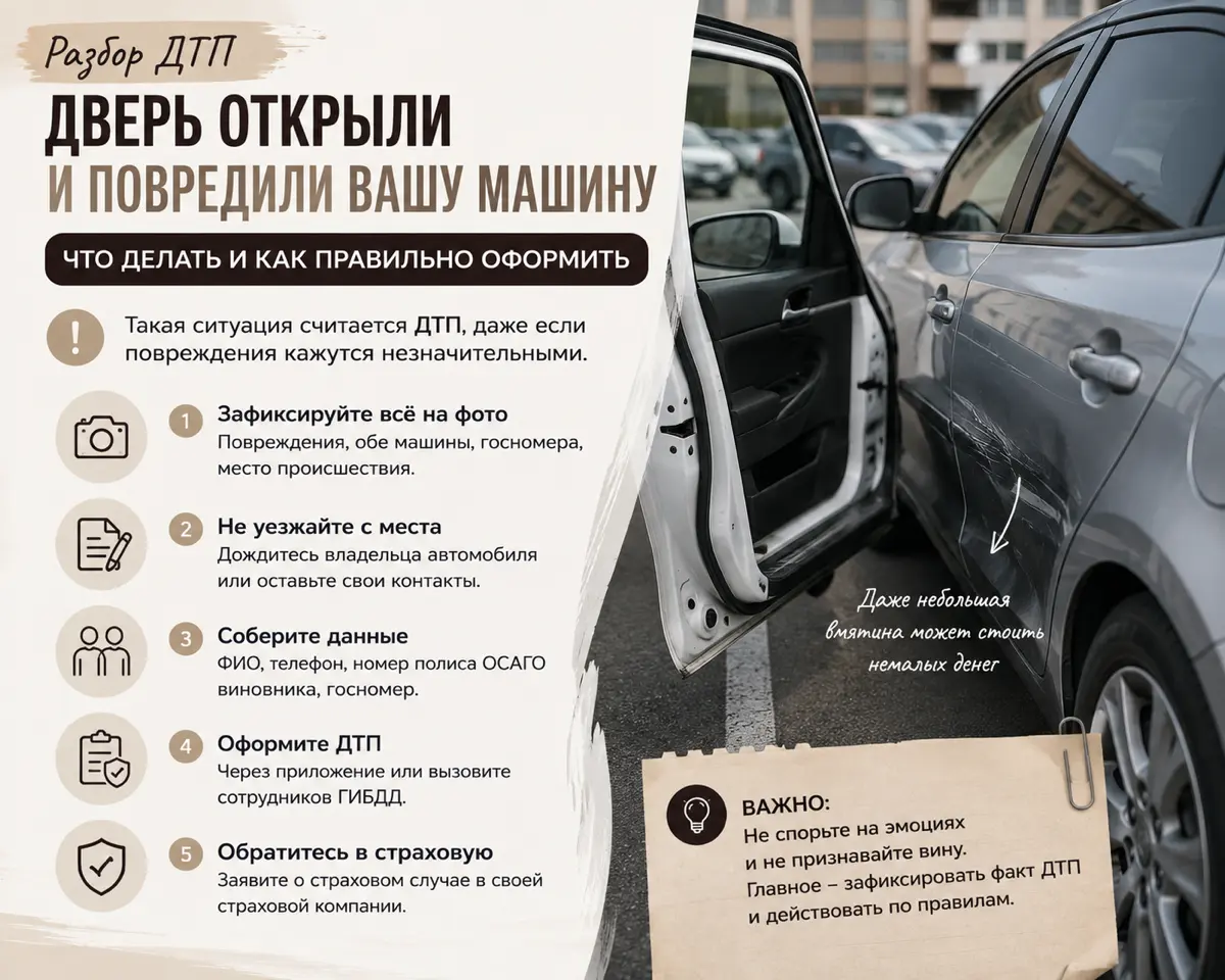 Разбор ДТП дверь открыли прямо в вашу машину | Сетка — социальная сеть от hh.ru