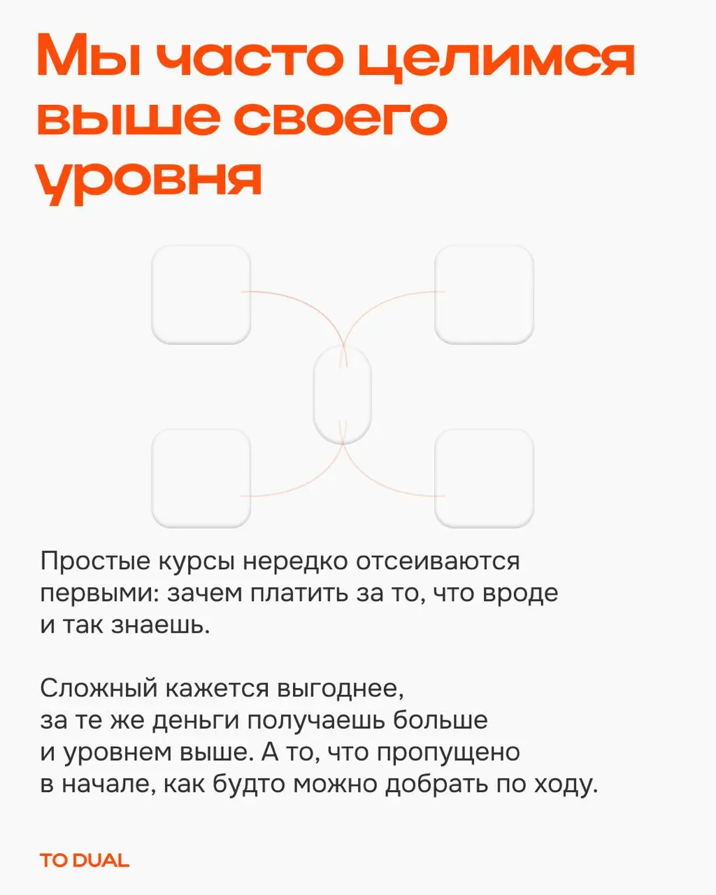 Самый честный способ проверить, выучил ты что-то или нет, это попробовать достать знание из головы без подсказок 😟
Ровно этого мы обычно и не делаем, потому что перечитать намного проще | Сетка — социальная сеть от hh.ru