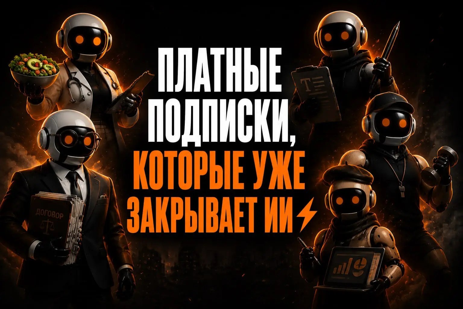 Платные подписки, которые уже закрывает ИИ⚡️
Нутрициолог, редактор текстов, юрист на первичный разбор договора, дизайнер для рабочих презентаций: за каждую из этих задач перестал платить ежемесячно, п... | Сетка — социальная сеть от hh.ru
