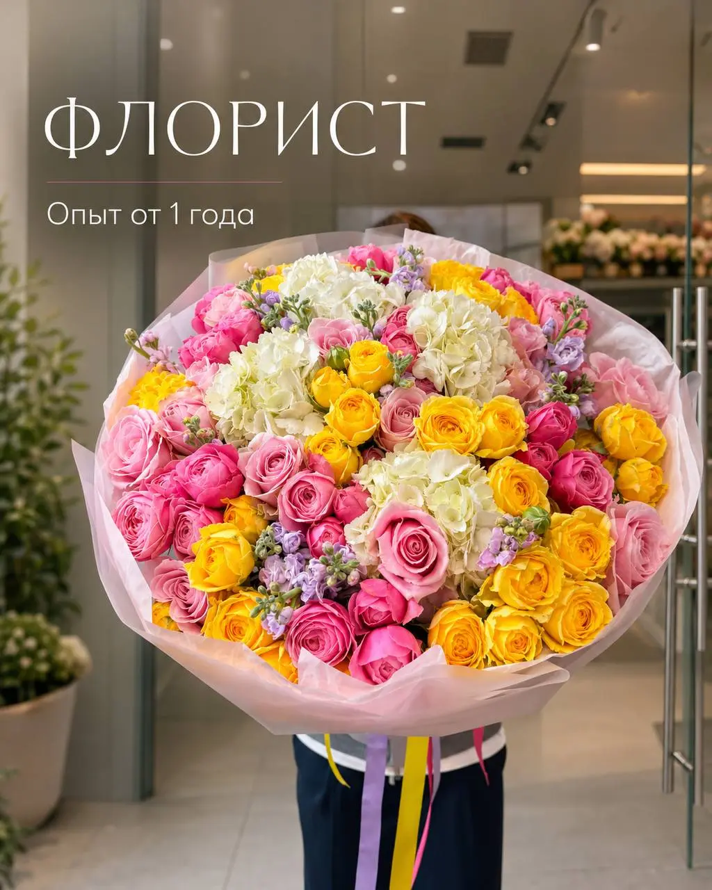 ФЛОРИСТ
4 000₽/смена - 6 500₽/смена
Прямой работодатель
• Москва, Фуд Сити, Калужское шоссе, 22-й км, 10
• Другое
• +79647647644
Полное описание вакансии размещено в Телеграм и Макс | Сетка — социальная сеть от hh.ru
