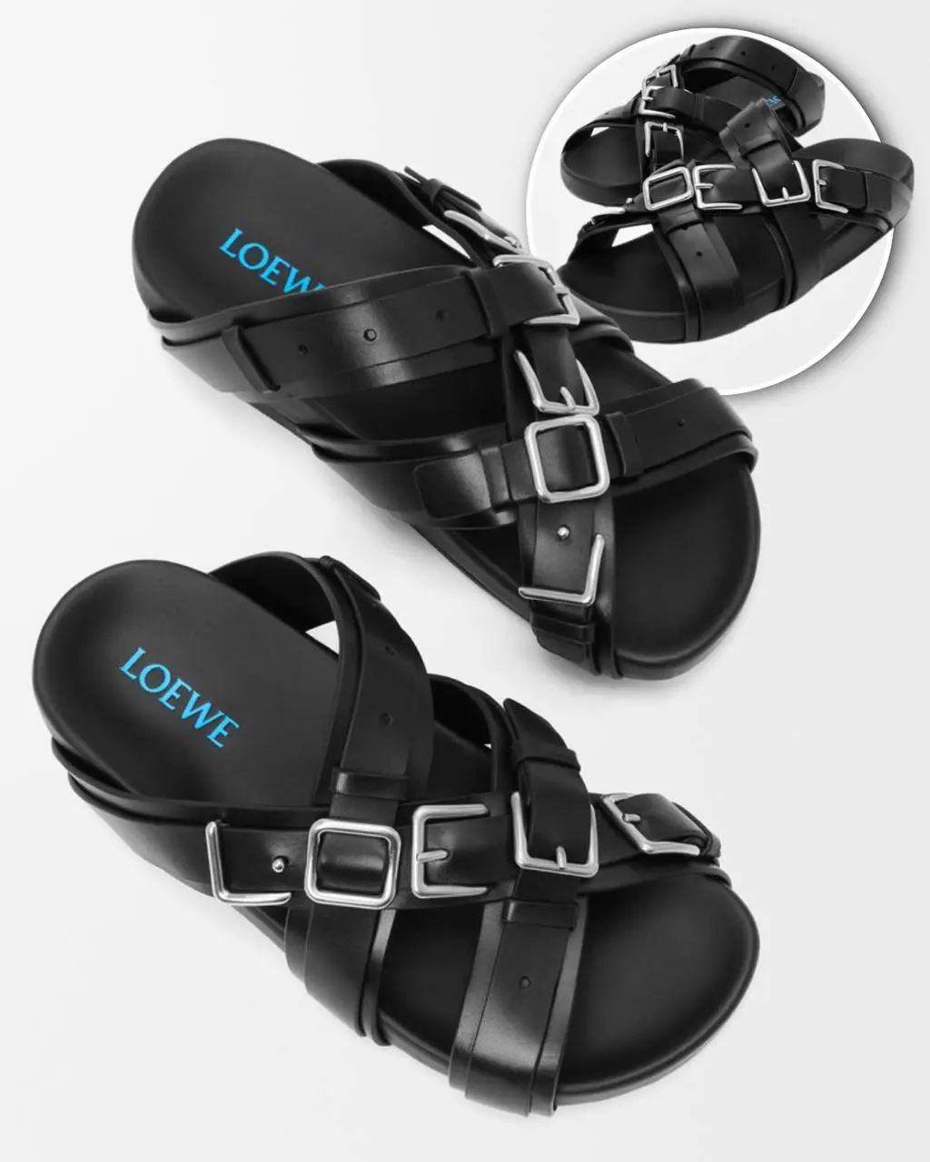 Loewe нашли гениальный способ незаметно разместить свой логотип на новых сандалиях | Сетка — социальная сеть от hh.ru