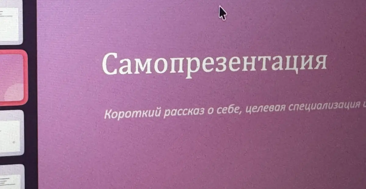 🌸Самопризентация🌸 | Сетка — социальная сеть от hh.ru