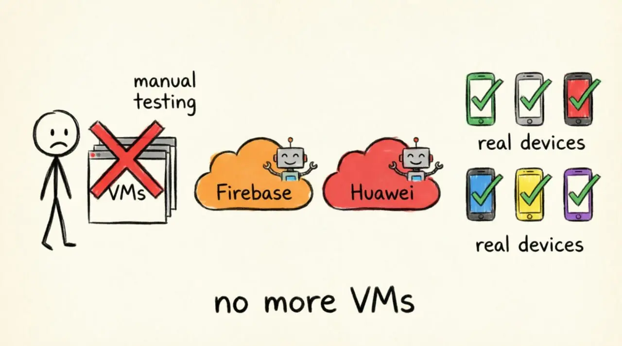 https://firebase.google.com/docs/test-lab?hl=ru
https://developer.huawei.com/consumer/en/agconnect/cloud-test/
1 | Сетка — социальная сеть от hh.ru