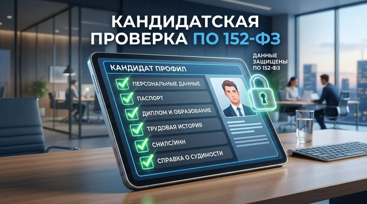 ПРОВЕРКА КАНДИДАТОВ ПО 152-ФЗ | Сетка — социальная сеть от hh.ru