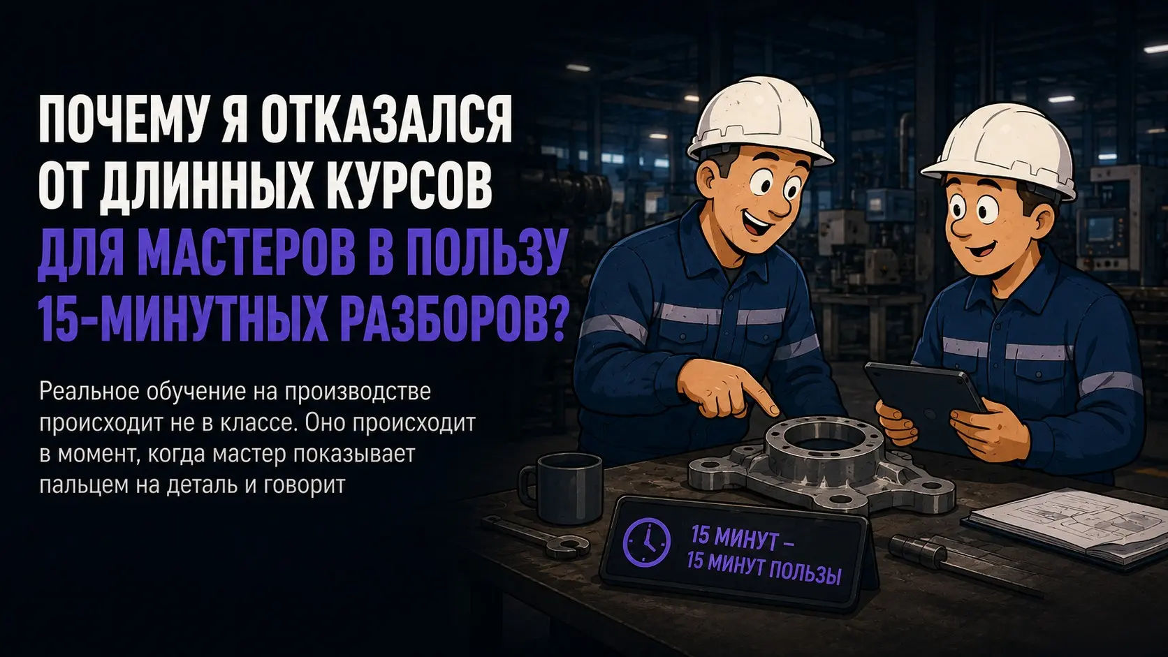 Почему я выбрал 15-минутные разборы вместо длинных курсов? | Сетка — социальная сеть от hh.ru