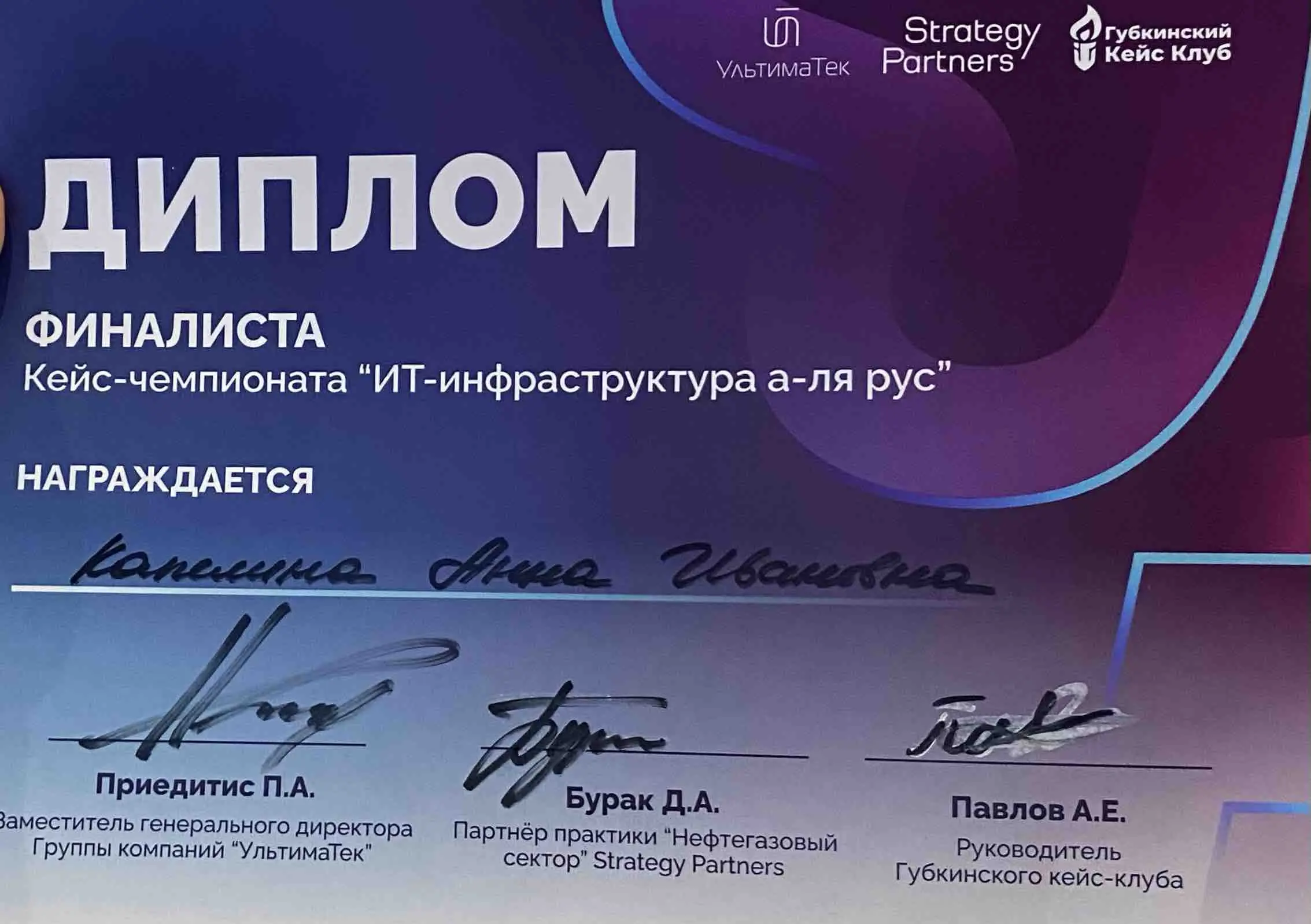 Network member avatar