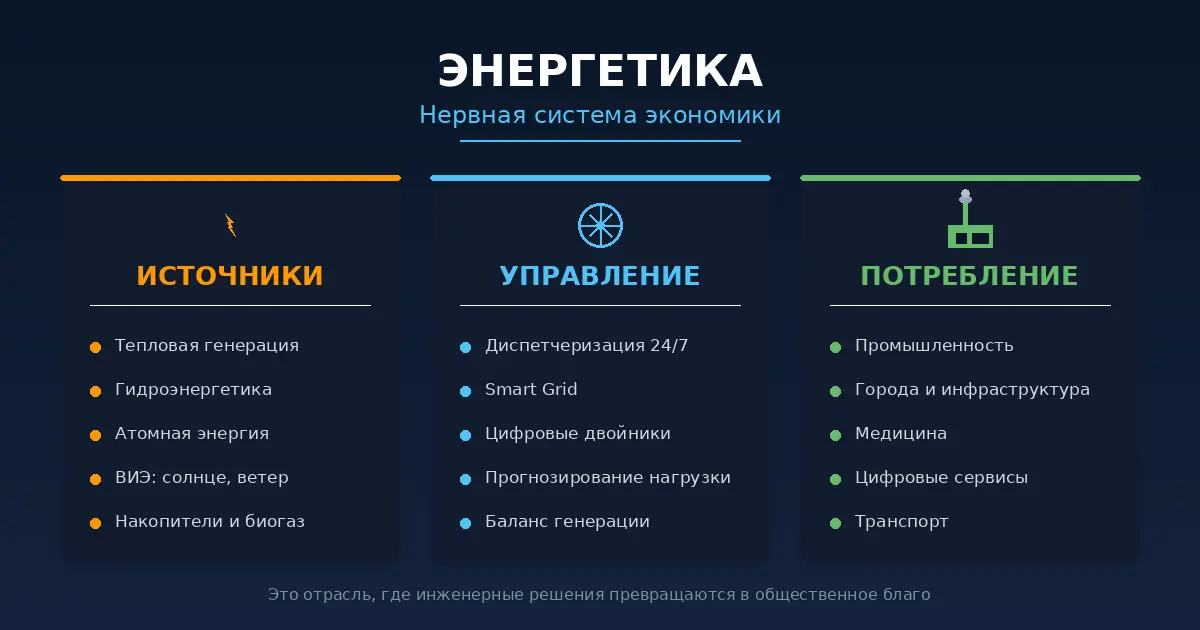 Энергетика- нервная система экономики. | Сетка — социальная сеть от hh.ru