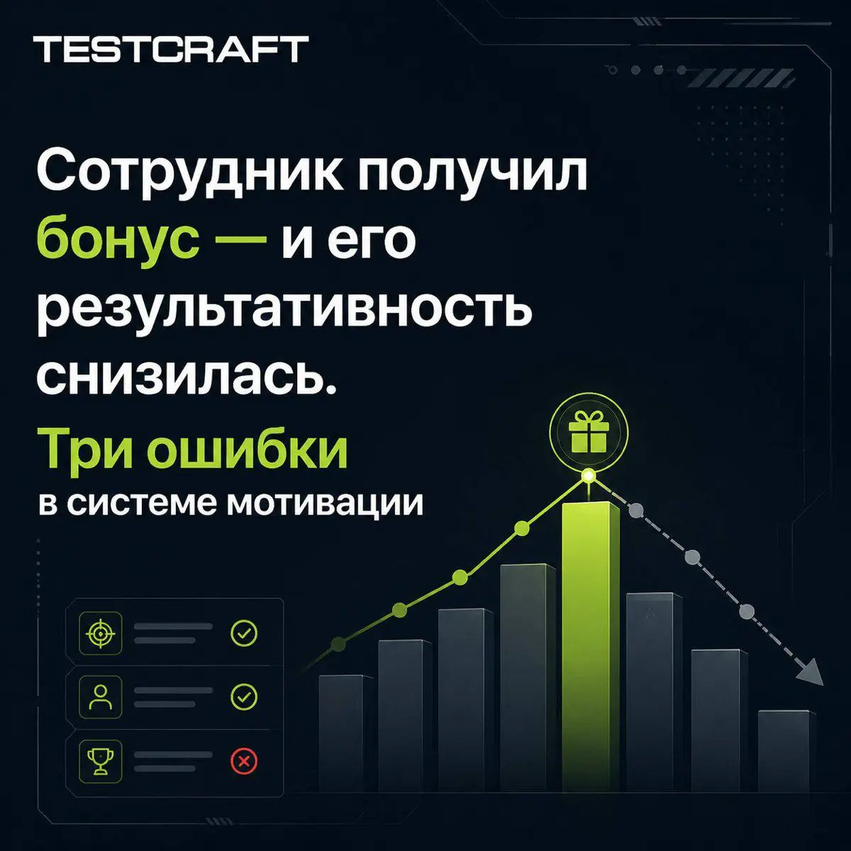 Сотрудник получил бонус — и его результативность снизилась | Сетка — социальная сеть от hh.ru