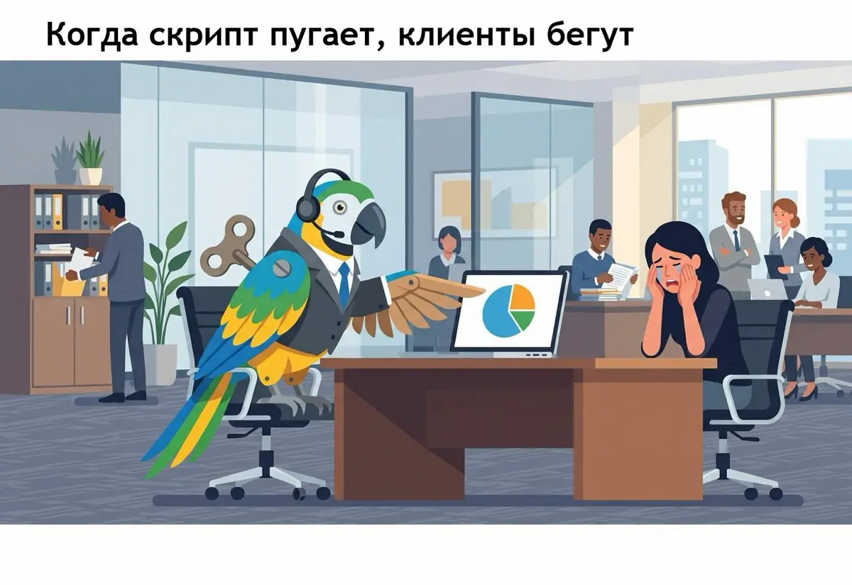 Как перестать терять клиентов из-за скриптов | Сетка — социальная сеть от hh.ru