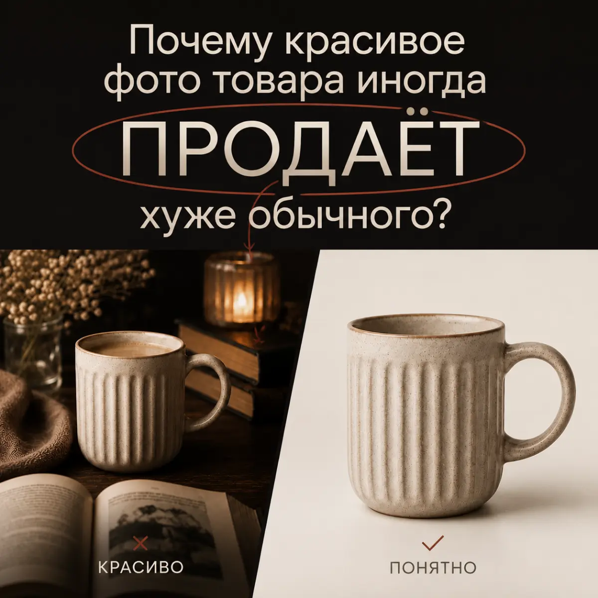 Почему красивое фото товара иногда ПРОДАЁТ хуже обычного | Сетка — социальная сеть от hh.ru