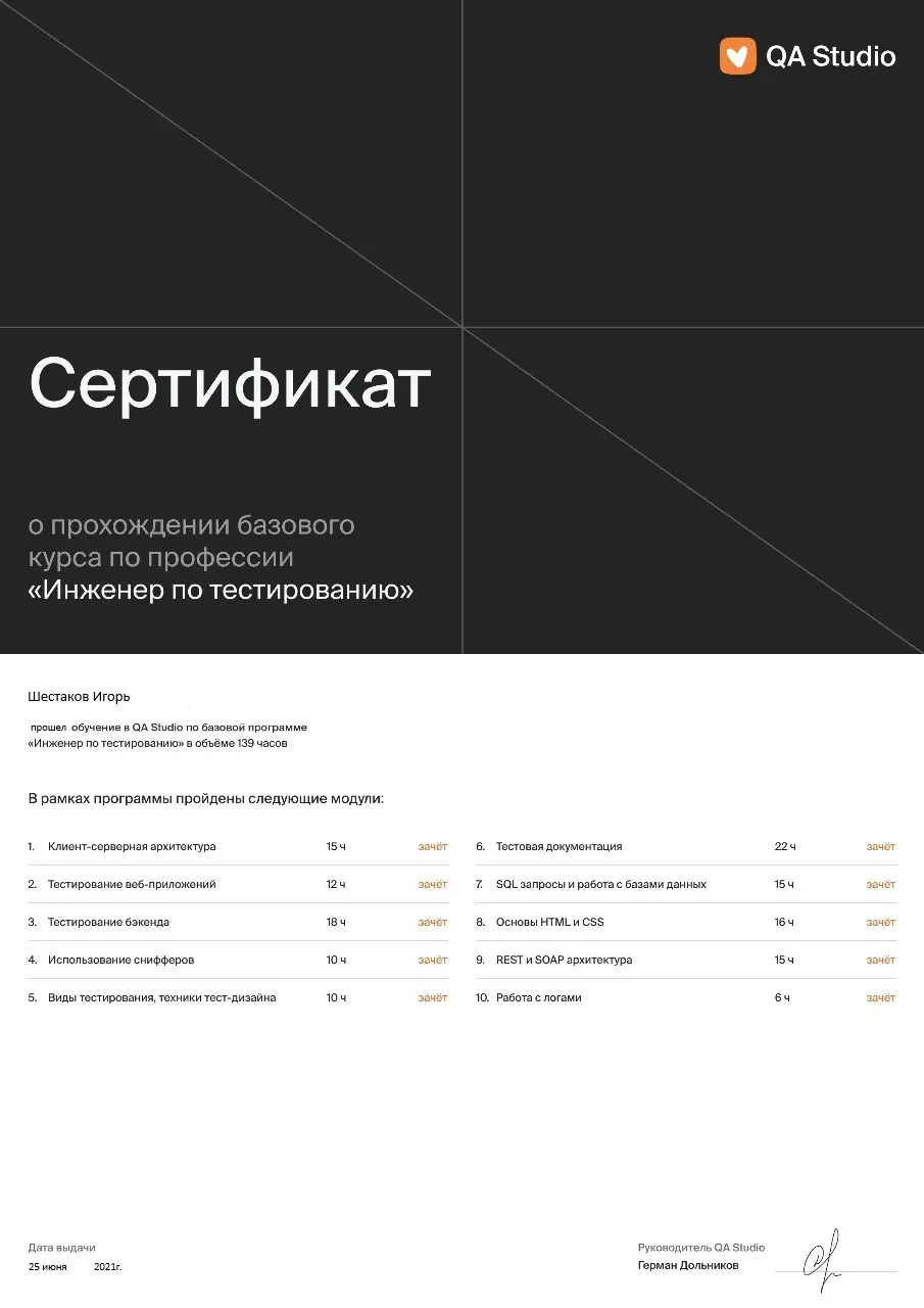 Игорь Шестаков
