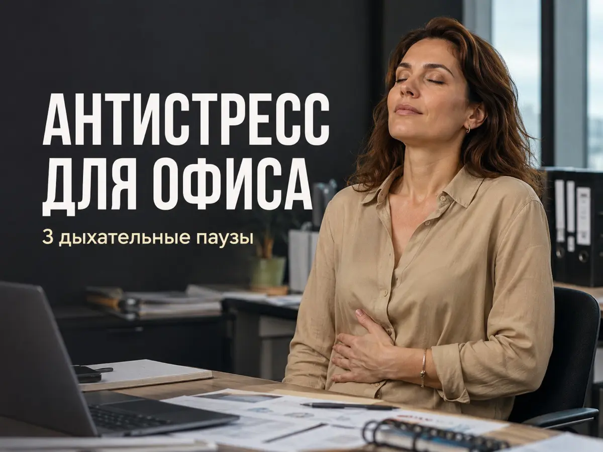Антистресс для офиса: простые дыхательные техники | Сетка — социальная сеть от hh.ru