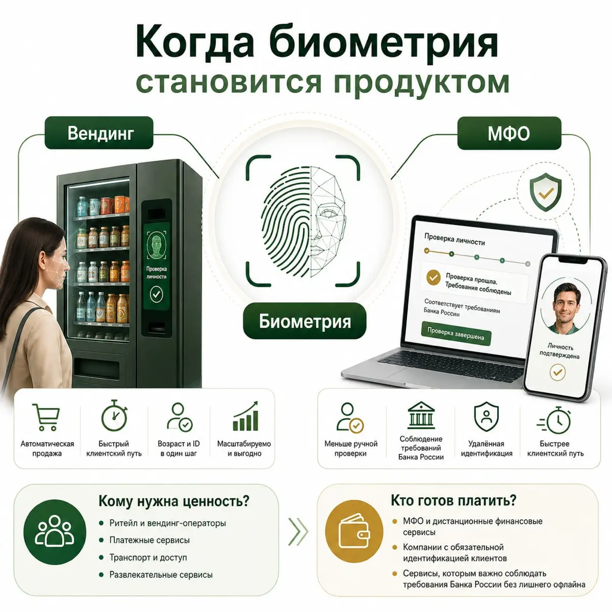 Когда биометрия становится продуктом | Сетка — социальная сеть от hh.ru