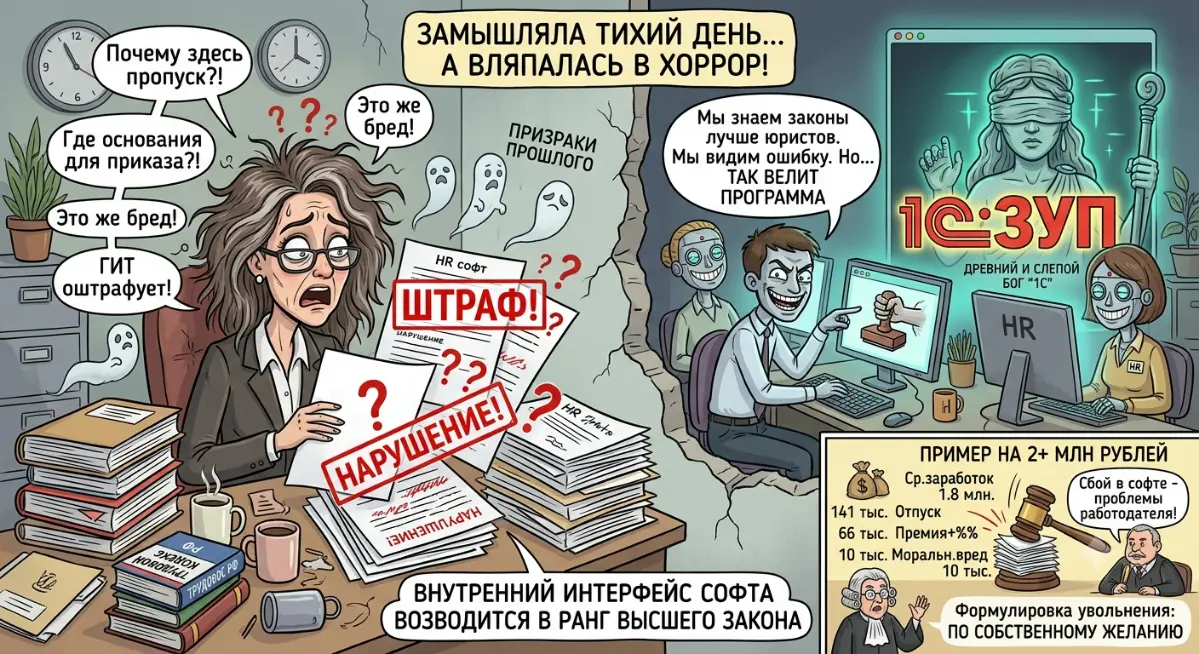 Любовь отдела кадров к 1С, может стоить и 2 ляма. | Сетка — социальная сеть от hh.ru