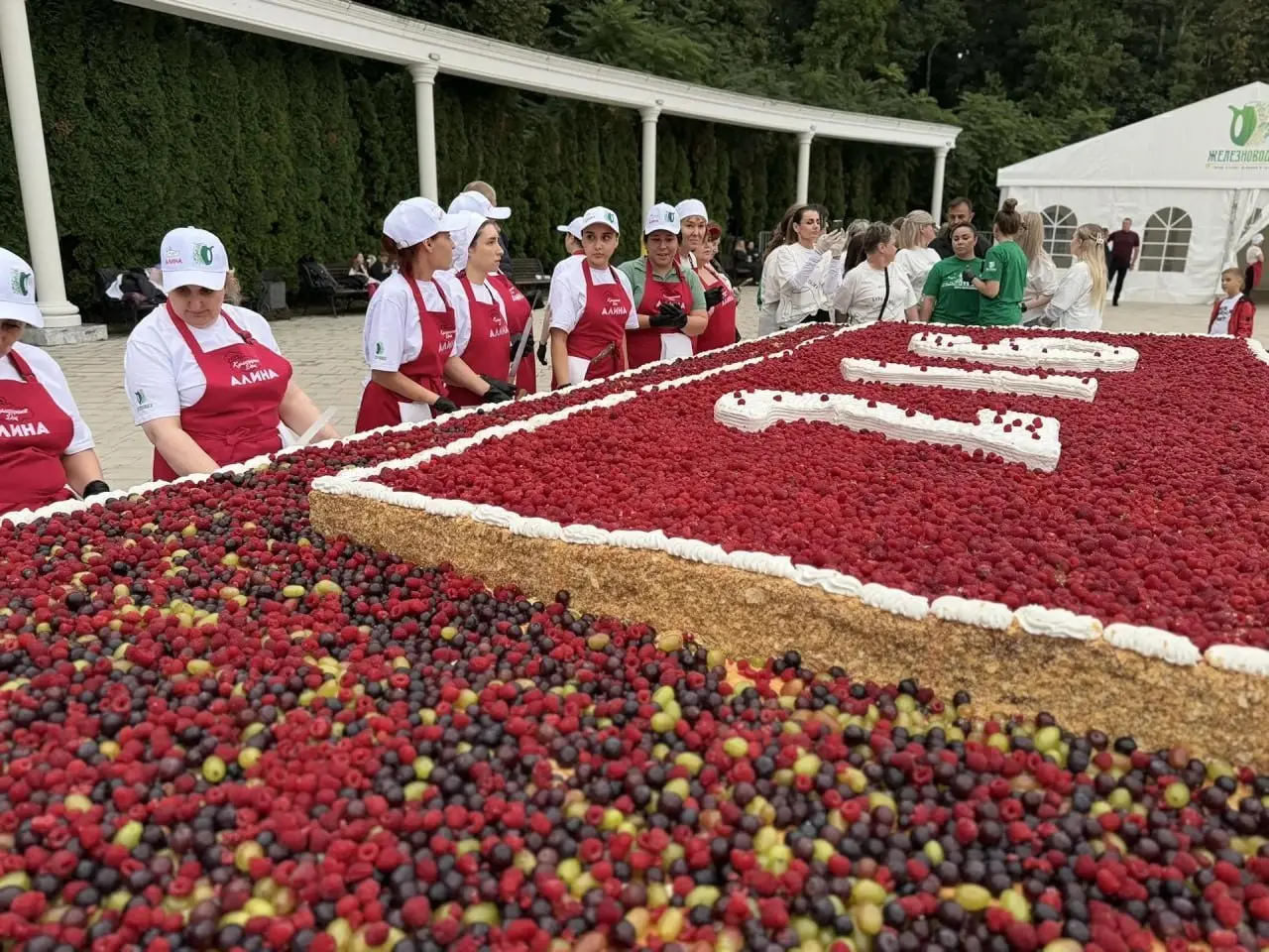 🎂 Вот такой торт испекли в Железноводске в честь 216‑летия города
28 и 29 августа курорт жил на полную: концерты, театрализованные постановки, интерактивы | Сетка — социальная сеть от hh.ru