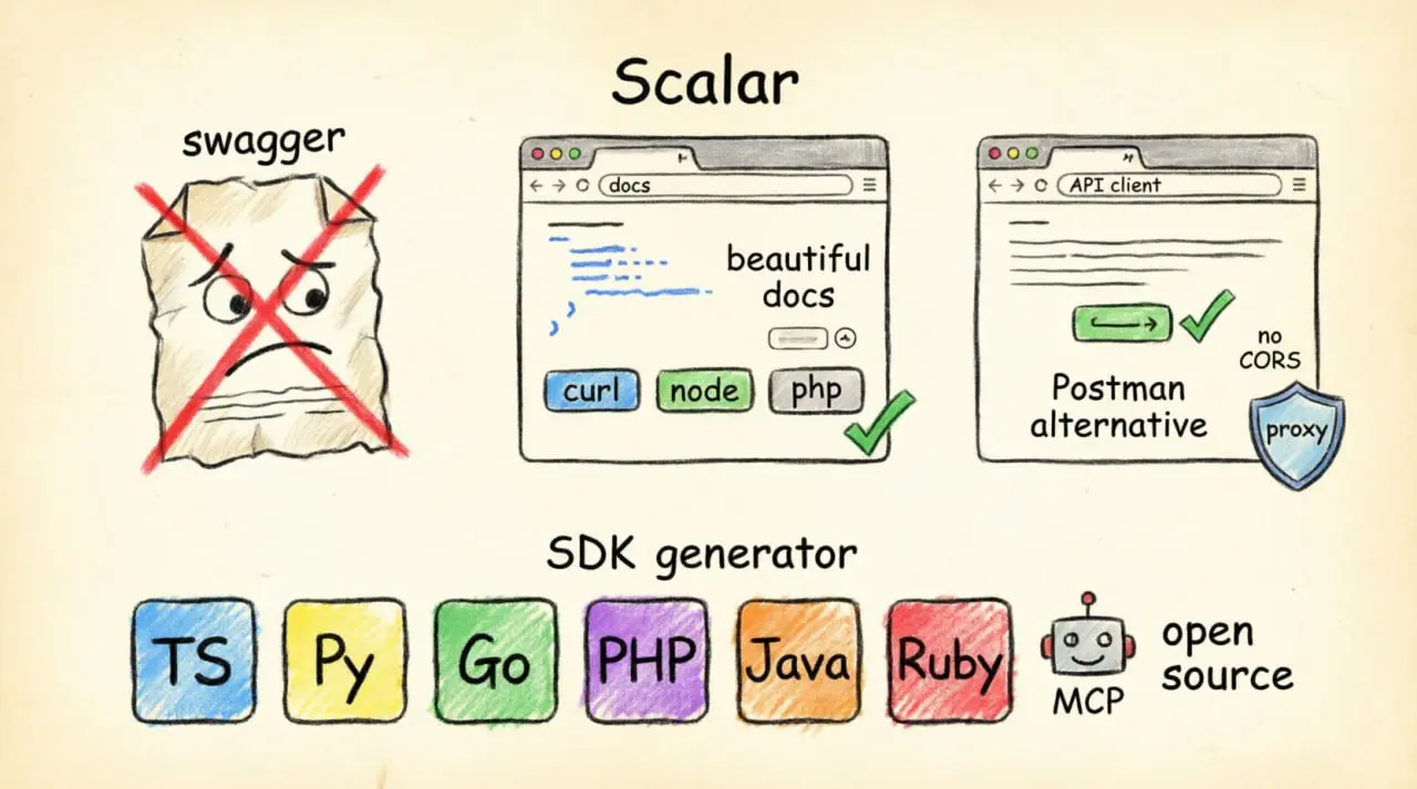 https://scalar.com
Open-source платформа для разработчиков, предназначенная для работы с API на основе стандарта OpenAPI | Сетка — социальная сеть от hh.ru