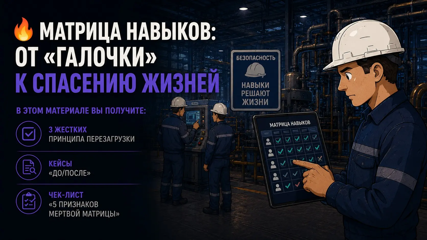 🔥 Матрица навыков: от «галочки» к спасению жизней | Сетка — социальная сеть от hh.ru