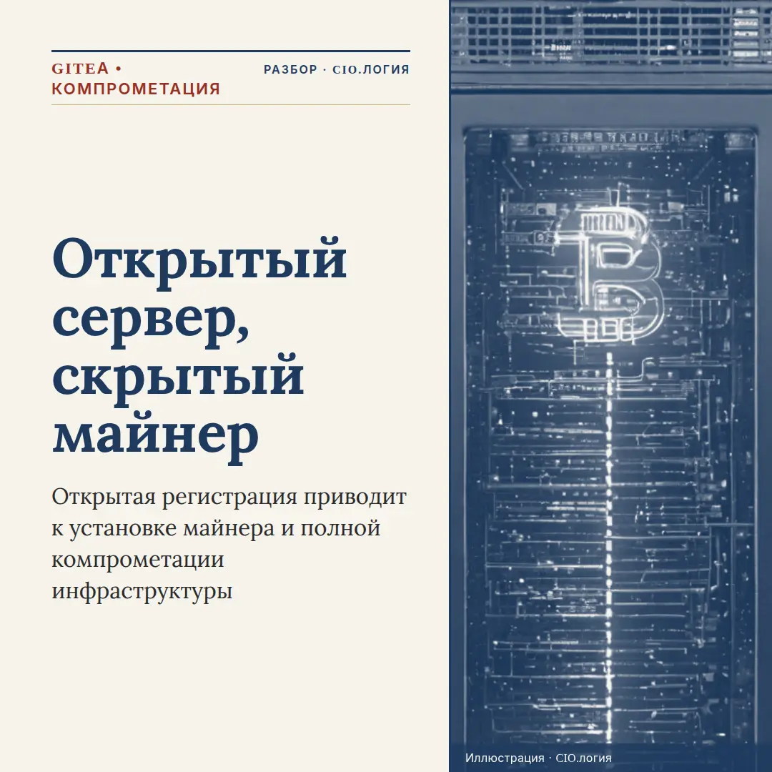 Открытая регистрация в сервисе кода = майнер на сервере | Сетка — социальная сеть от hh.ru