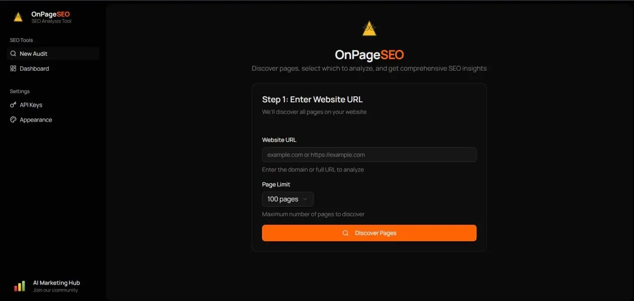 🔍САЙТ САМ НЕ ПРИВЕДЕТ КЛИЕНТОВ
On-Page SEO Analyzer — тулза, которая сканирует твой сайт по 74 параметрам и бесплатно выкатывает отчет, после которого поисковики начнут тебя замечать 📈✨ | Сетка — социальная сеть от hh.ru