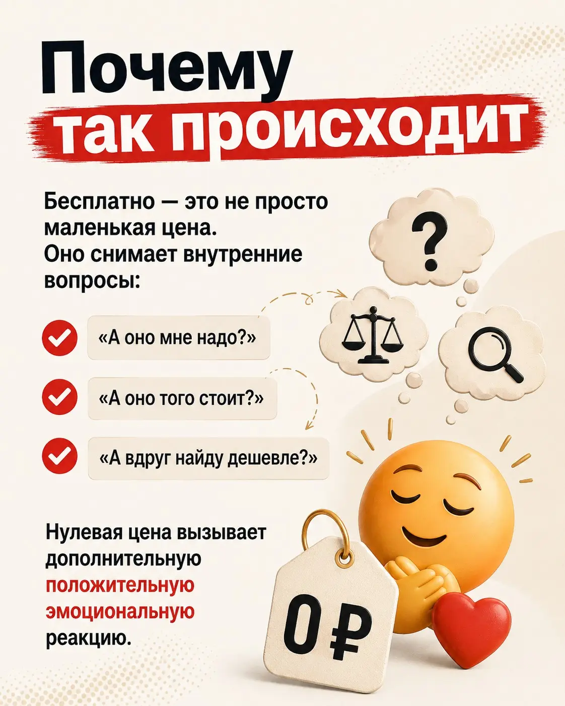 Почему скидка 99% иногда работает хуже, чем БЕСПЛАТНО | Сетка — социальная сеть от hh.ru
