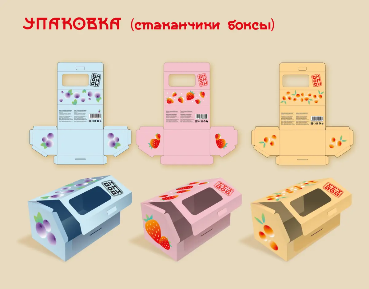 Фирменный стиль для кафе японского мороженого Мононо. | Сетка — социальная сеть от hh.ru