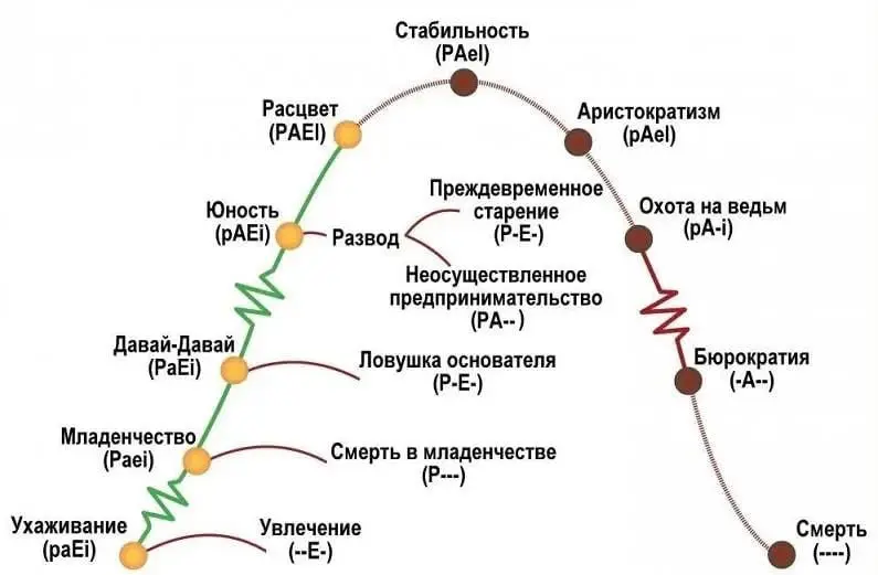 Стадии развития компании и стили управления на каждой из них. Модель И. Адизеса. Слышали? Я нет. Ещё вроде есть циклы устаревания технологии и обоснованность инноваций | Сетка — социальная сеть от hh.ru