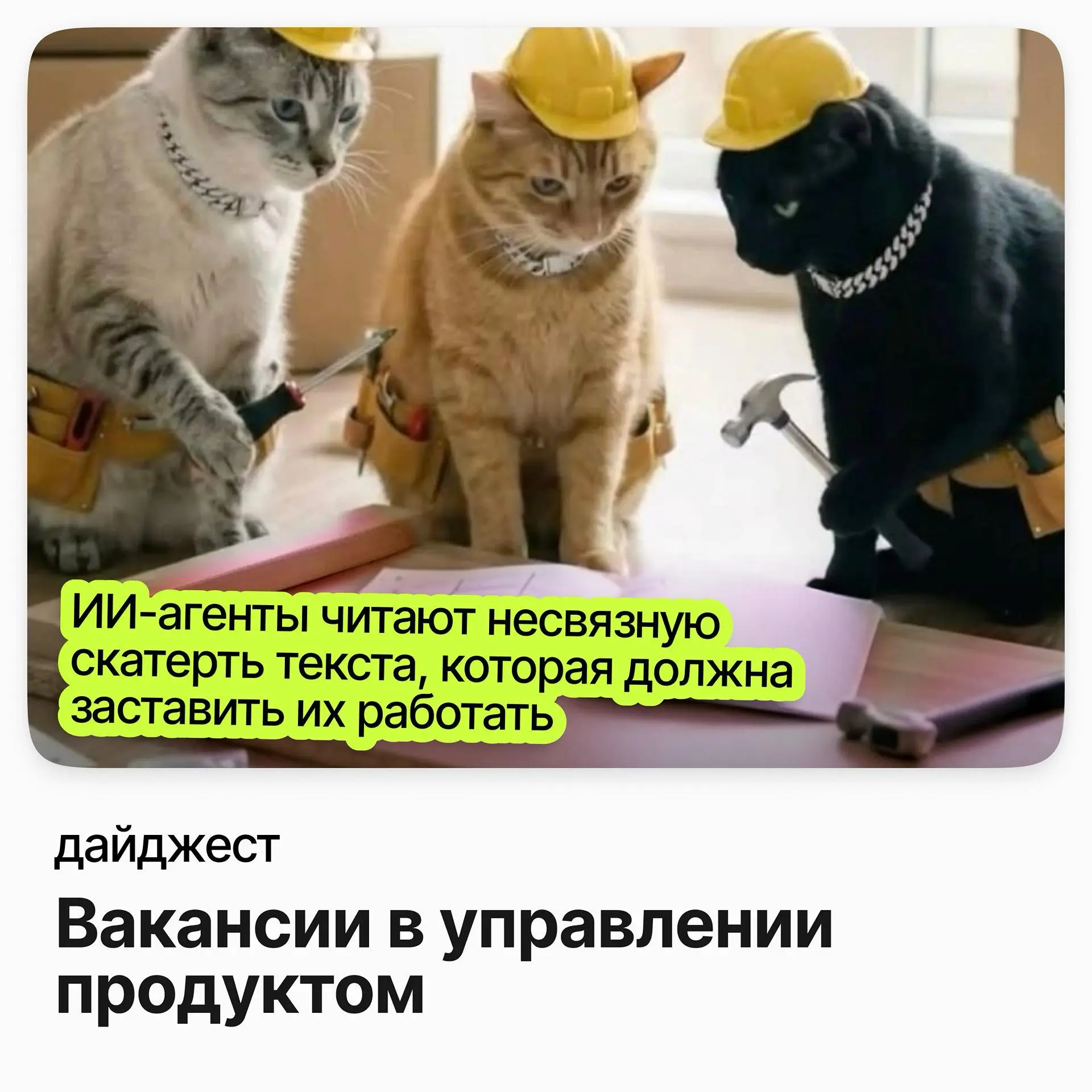 💼💼💼Вакансии в управлении продуктом
Владелец продукта: динамическое ценообразование и монетизация / Verme
Зарплата: от 346 000 ₽ /на руки
Подробнее
Старший менеджер проектов / Бюро 1440
Зарплата: от 32... | Сетка — социальная сеть от hh.ru