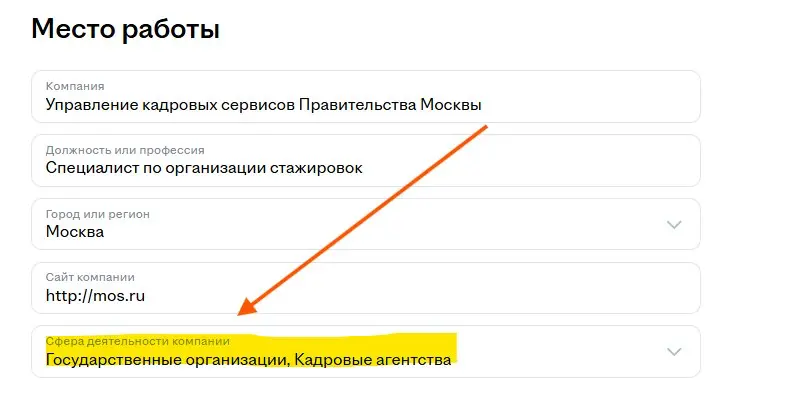Одна «штучка» в резюме на hh.ru, из-за которой ваш опыт могу | Сетка — социальная сеть от hh.ru