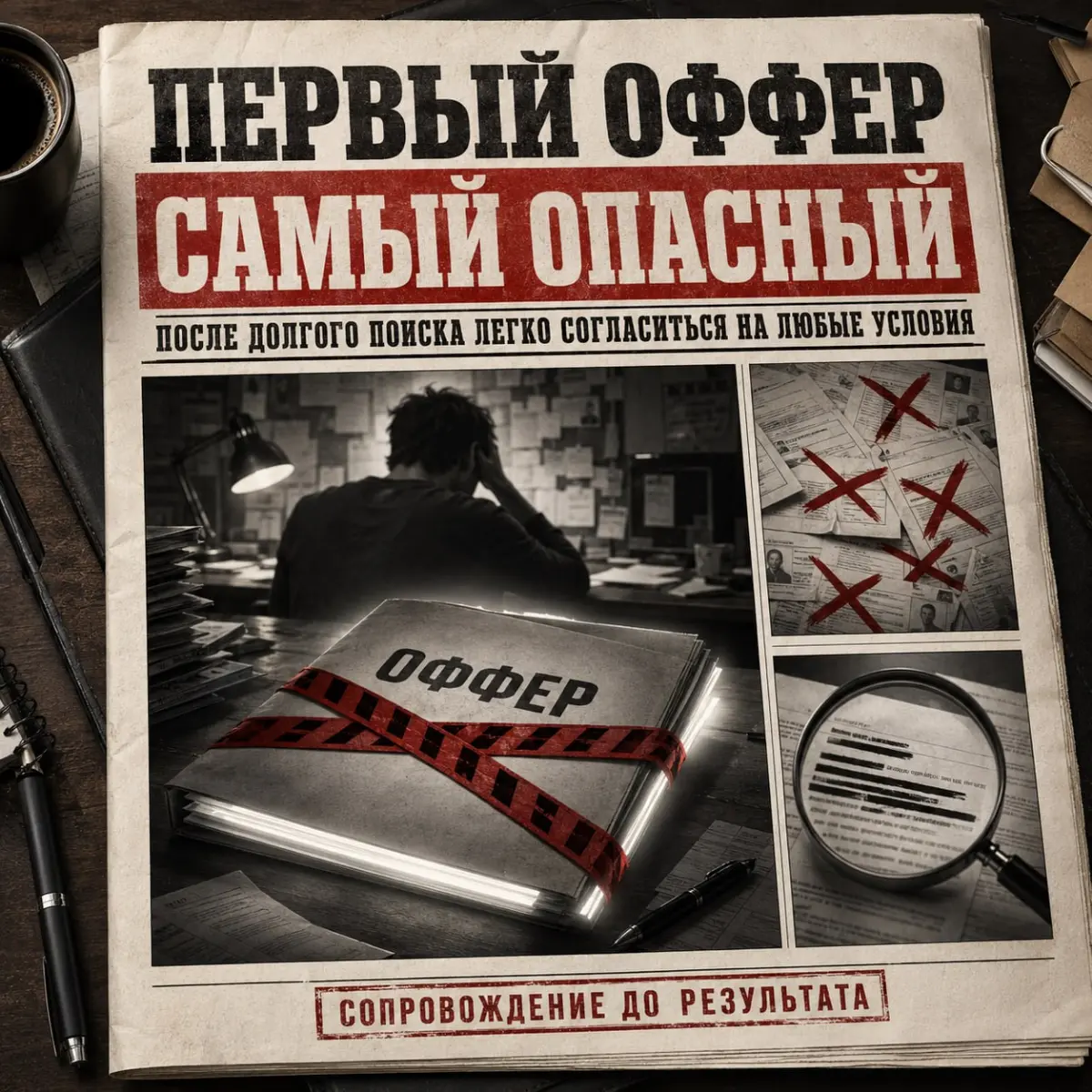 ⭐ ПЕРВЫЙ ОФФЕР ПОСЛЕ ДОЛГОГО ПОИСКА - САМЫЙ ОПАСНЫЙ | Сетка — социальная сеть от hh.ru