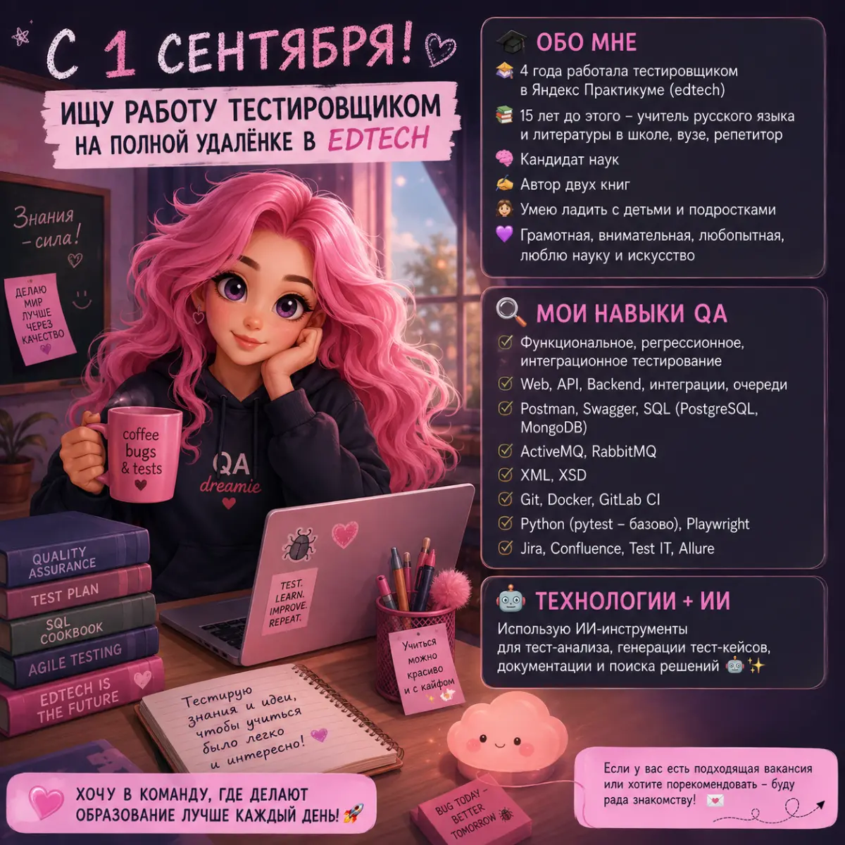 С 1 сентября! 📚 | Сетка — социальная сеть от hh.ru