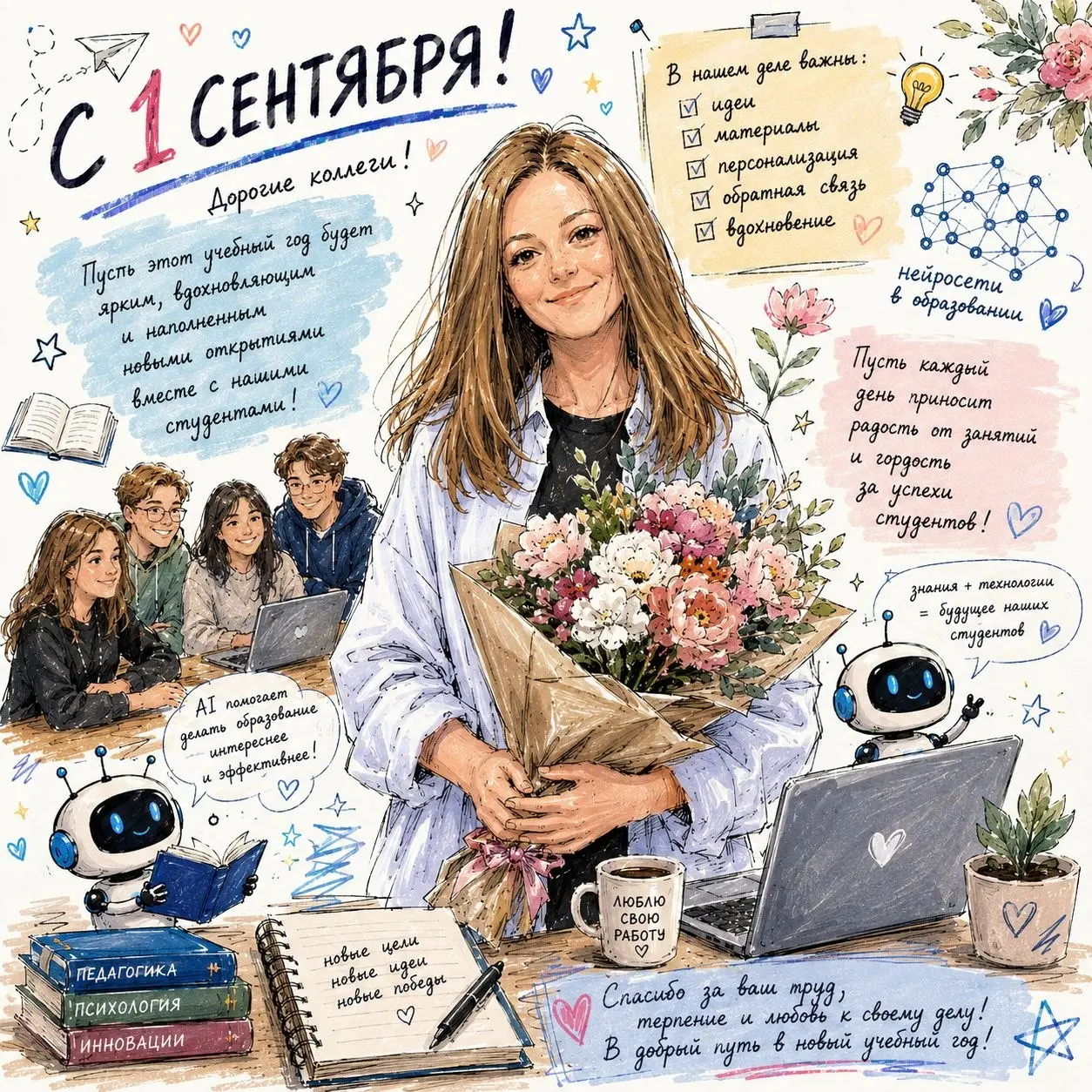 С новым годом!
Многие мои коллеги измеряют время не календарными годами, а учебными. Я делаю так же | Сетка — социальная сеть от hh.ru