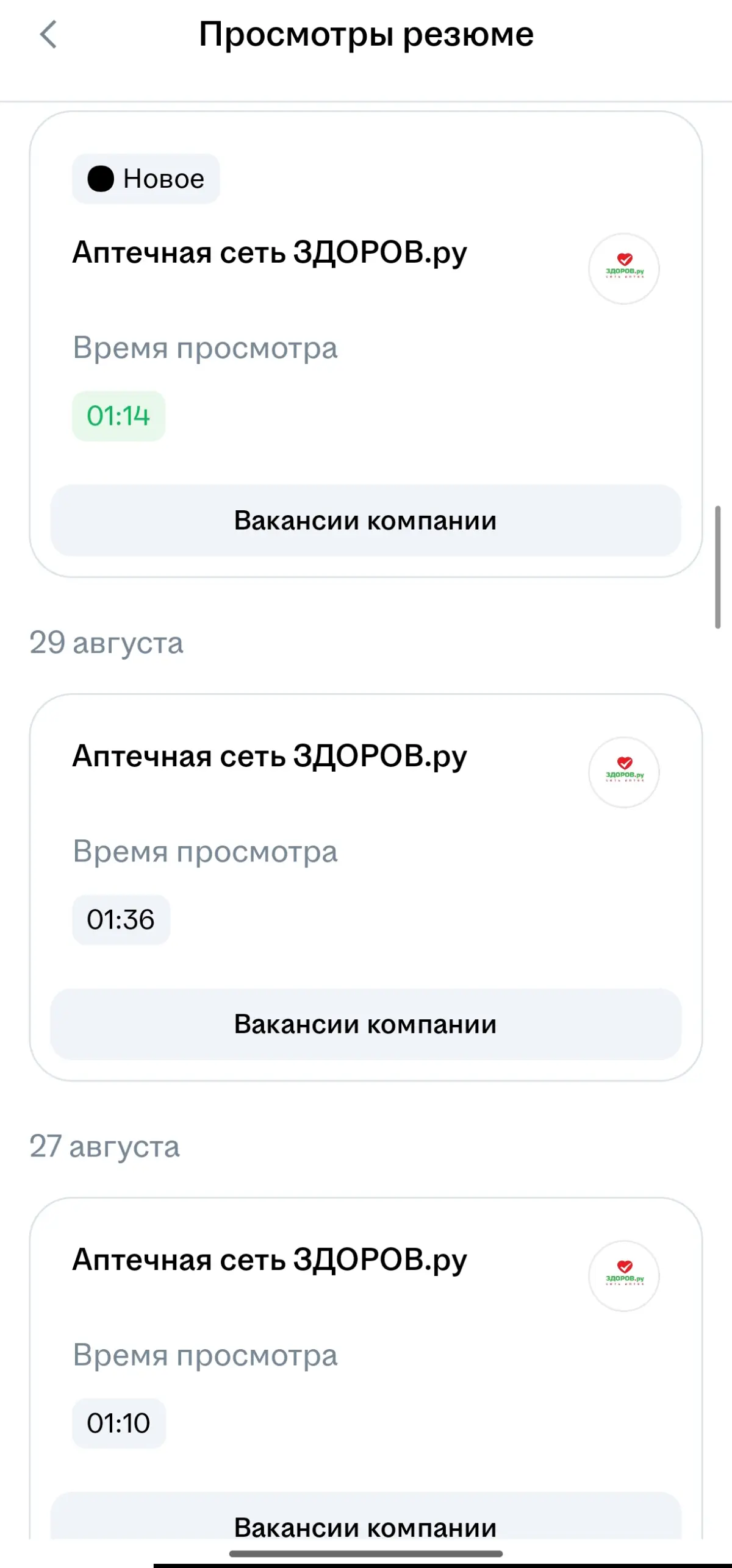 Эйчар из ЗДОРОВ.ру заглядывает в моё резюме по ночам | Сетка — социальная сеть от hh.ru
