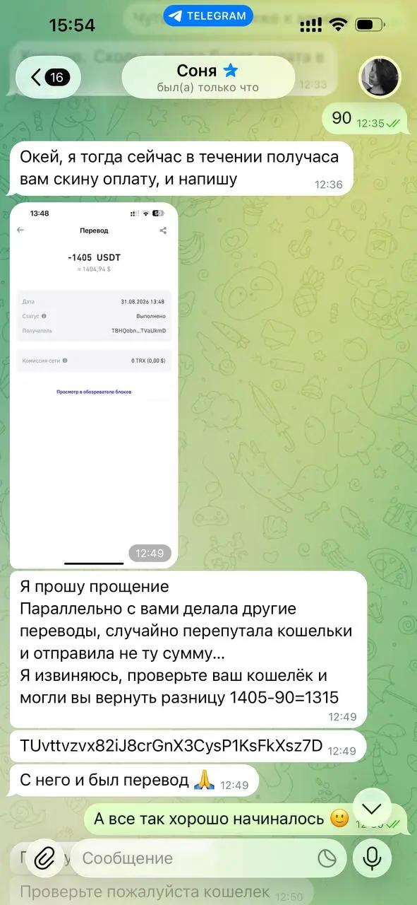 Вчера написала девушка по поводу рекламы в канале. Всё выглядело совершенно обычно.
Спросила про условия, время выхода постов, могу ли я сам написать текст и подходит ли вариант, который она прислала | Сетка — социальная сеть от hh.ru