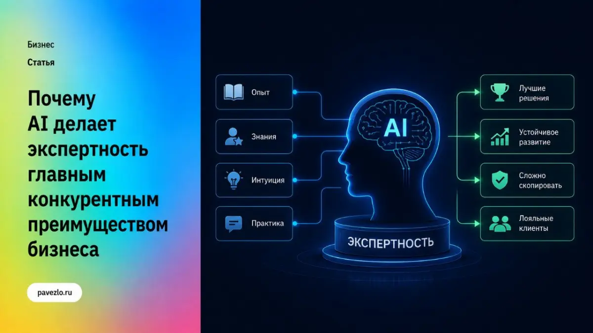 Почему AI делает экспертность главным преимуществом бизнеса | Сетка — социальная сеть от hh.ru