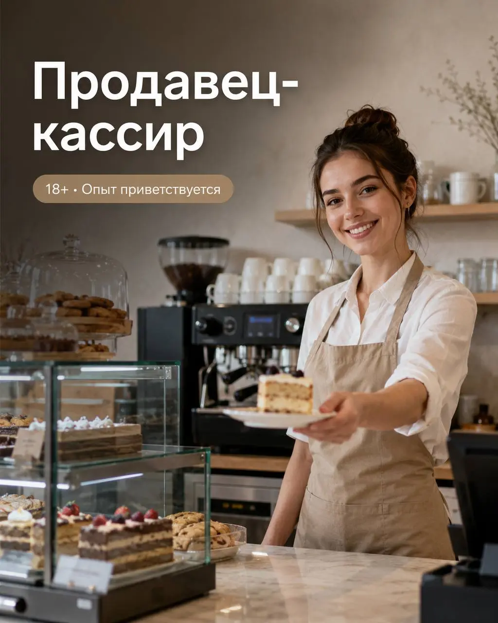 ПРОДАВЕЦ-КАССИР
От 3 500₽/смена
кондитерская
• Москва, м. ЗИЛ
• Рестораны/Кафе
• +79653413553
Полное описание вакансии размещено в Телеграм и Макс. Переходите по ссылке в закрепленном сообщении | Сетка — социальная сеть от hh.ru
