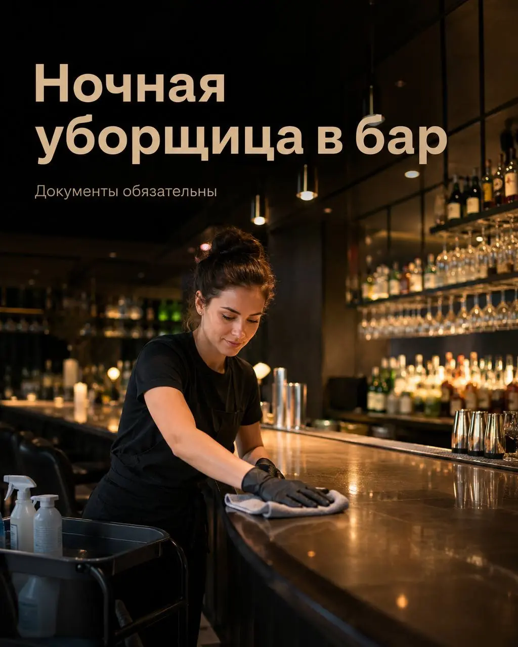 НОЧНАЯ УБОРЩИЦА
100 000₽ - 115 000₽
Бар
• Москва
• Клининг и бытовые услуги
• +79150397999
Полное описание вакансии размещено в Телеграм и Макс. Переходите по ссылке в закрепленном сообщении | Сетка — социальная сеть от hh.ru